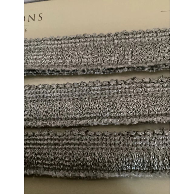 Boho Chic Samuel & Sons Passementerie Trim in Pale Aqua For Sale - Image 3 of 4