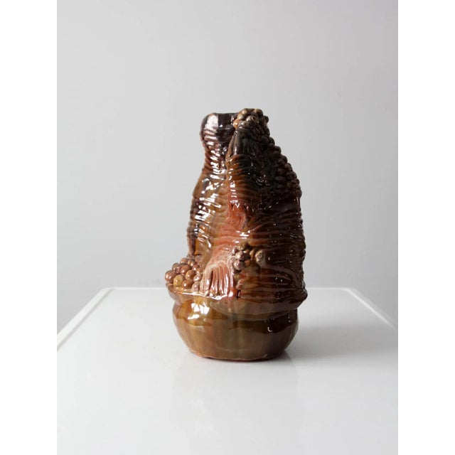 1979 Studio Pottery Free Form Vase For Sale - Image 13 of 13