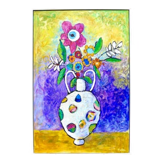 Spring Flowers - Large Oil Painting For Sale