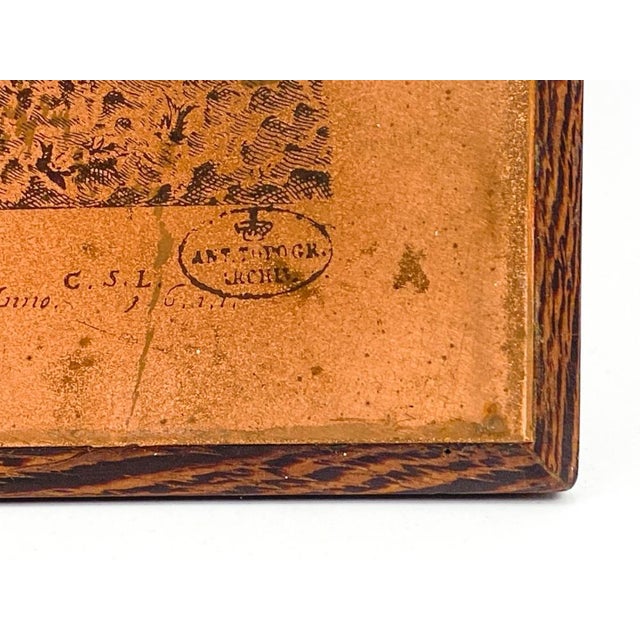 Antique Engraved Copper Plate Wall Plaque Bird's-Eye View of 1600s Copenhagen For Sale - Image 4 of 6