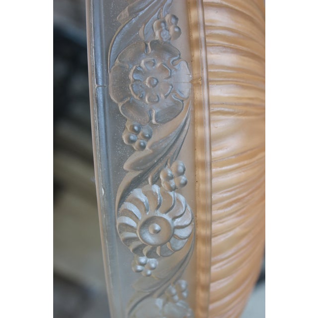 Canopy Mount Light Fixture Vintage Blush Pink For Sale - Image 15 of 15