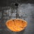French Alabaster Art Deco pendant chandelier ca 1920s Brass chain and brass ceiling cover. E27 / E26 Up to 250V (Europe/UK...