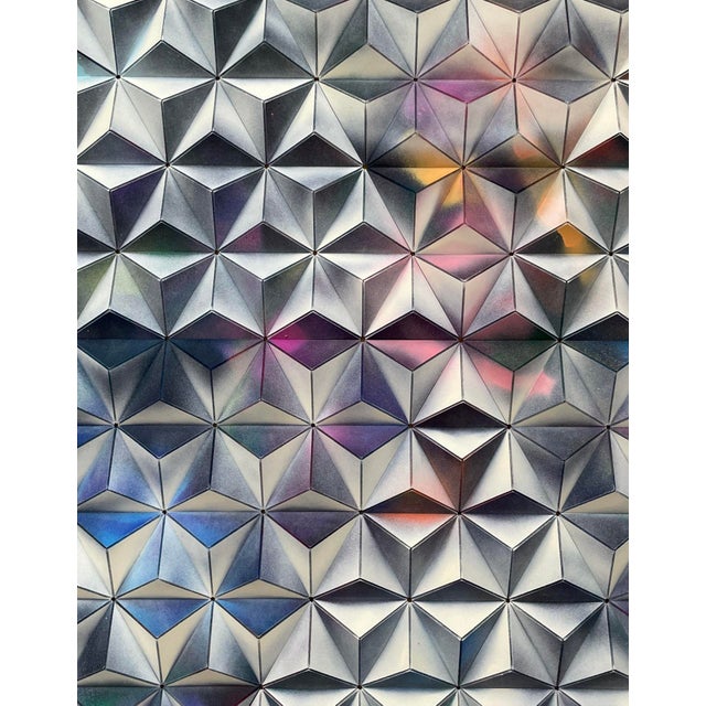 Gray Sebastian Welzel, Cis-9 Topographie, Laminated Cardboard, Limited Edition of 1 For Sale - Image 8 of 10