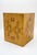 Milo Baughman Large Scale Modern Burl Wood Cube Side Table / Pedestal Att. Milo Baughman For Sale - Image 4 of 5