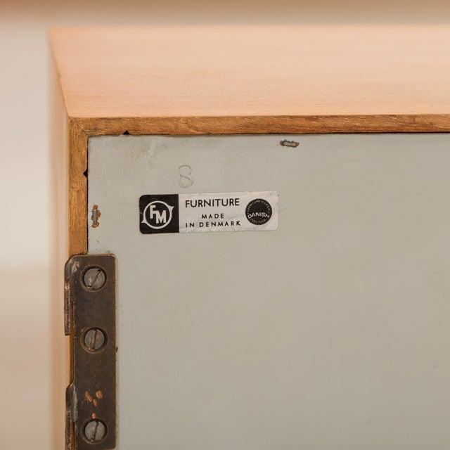 Three Bay Wall Unit in Beech from FM Møbler, 1970s For Sale - Image 17 of 18