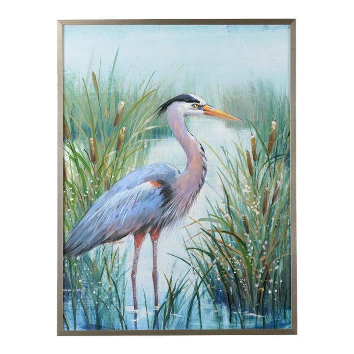 Heron Marsh Wall Art
