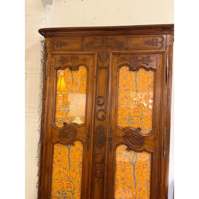 19th Century French Provincial Louis XV Armoire For Sale In San Francisco - Image 6 of 11