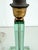 Italian Table Lamp with Green Glass and Brass Details from Fontana Arte, 1950s For Sale - Image 18 of 18