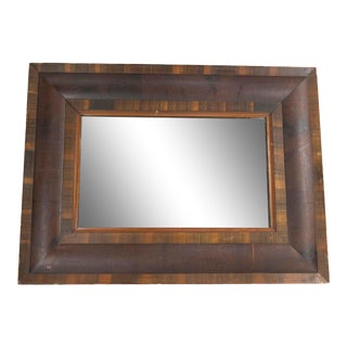 American Empire Ogee Rosewood Mirror For Sale