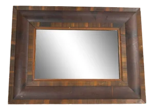 American Empire Ogee Rosewood Mirror