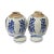 Chinoiserie Blue White Small Oriental Shou Characters Porcelain Ginger Jars - a Pair For Sale - Image 3 of 5
