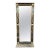 Italian Giltwood Wall Mirror, Hollywood Regency, Lattice Design, 1965 For Sale