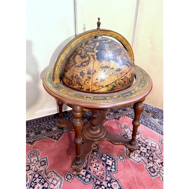 Vintage World Map Bar, 1970s For Sale - Image 3 of 7