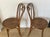 Early 20th Century Antique Vintage Thonet Style Bentwood Sweetheart Bistro Chairs- A Pair For Sale - Image 5 of 14