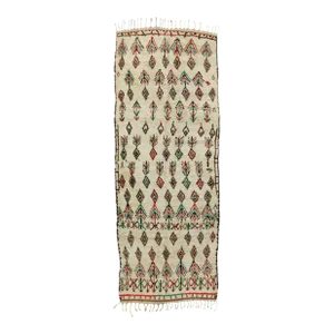 Vintage Berber Moroccan Azilal Rug Runner - 04'03 X 11'00