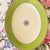 Ceramic 1980s Set of 3 Ceralene “Directiore” green Limoges oval serving platters // A Raynaud et Cie // Made in France // French Empire style For Sale - Image 7 of 9