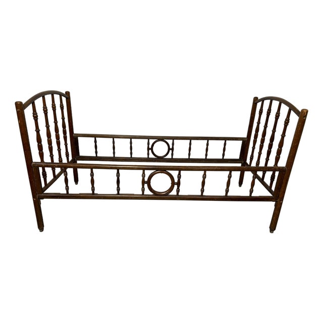 Bentwood Bed by Fischel, 1890s For Sale