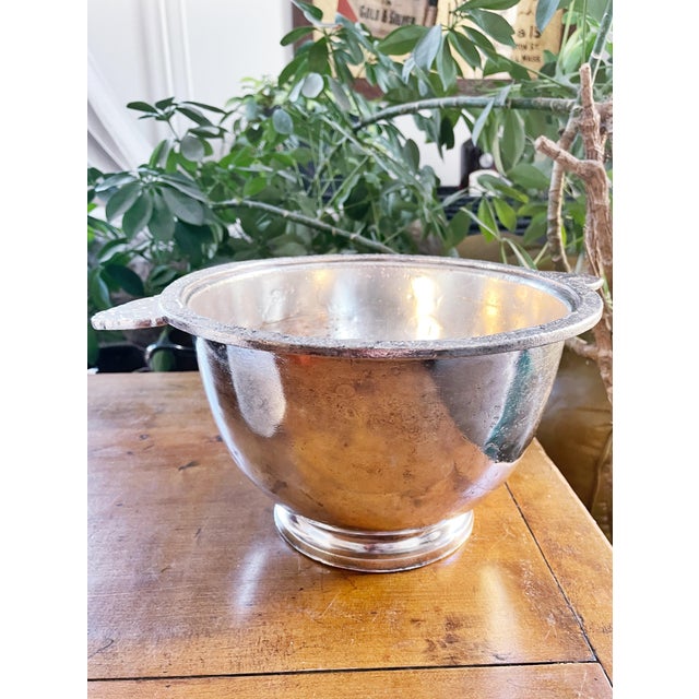 Vintage Silver Plated Ice Bowl From the Waldorf-Astoria Hotel For Sale In New York - Image 6 of 9
