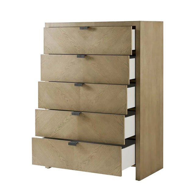 Light Tall Highboy Dresser For Sale In Greensboro - Image 6 of 7