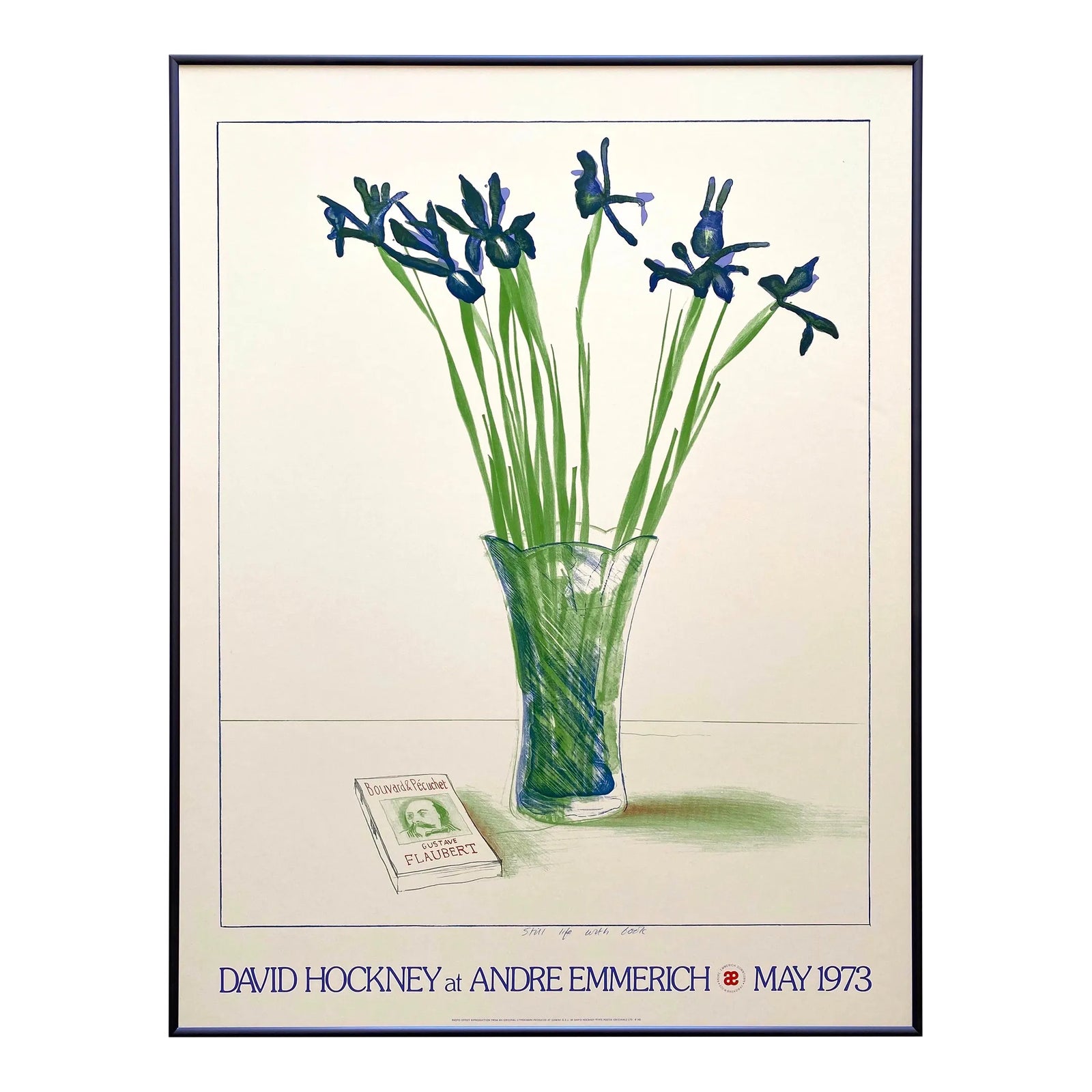 その他 David Hockney Vintage 1973 Lithograph Print 