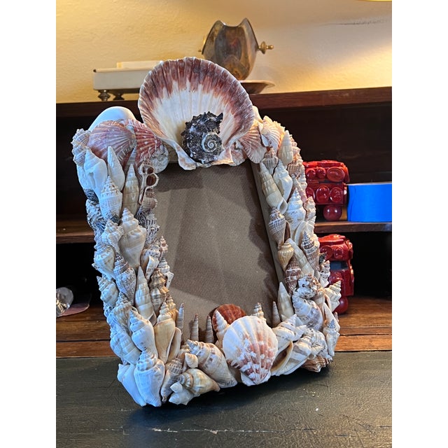 Italian Baroque Grotto Style Custom Decorated Vintage Table Frame For Sale - Image 4 of 4
