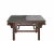 This antique square table shows smooth and elegant round legs, simple spandrels and straight stretchers, A nice refined...