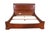 French Stickley French Louis Philippe Style Solid Cherry Queen Size Sleigh Bed For Sale - Image 3 of 13