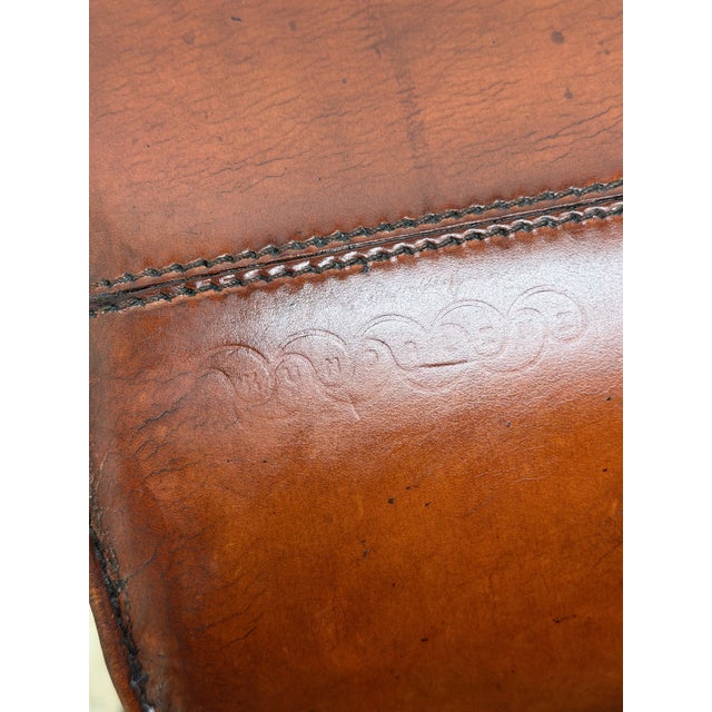 Gregorio Spini "Sutra" Distressed Leather Lounge Chairs for Kundalini - A Pair For Sale - Image 14 of 18
