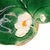 Mid 19th Century George Jones Majolica Water Lily Plate Glazed in Lush Greens, English, Ca. 1869 For Sale - Image 5 of 8