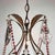 Antique Chandelier with Red Crystals For Sale - Image 11 of 15