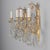 Beaux-Arts Pair of Louis XVI Style Bronze & Crystal Sconces For Sale - Image 3 of 8