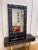 Contemporary Brass & Blue Murano Glass Wall Mirror For Sale - Image 10 of 11