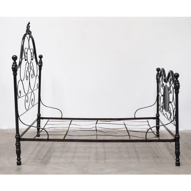 Mid 19th Century Wrought Iron Bed, France For Sale - Image 11 of 15