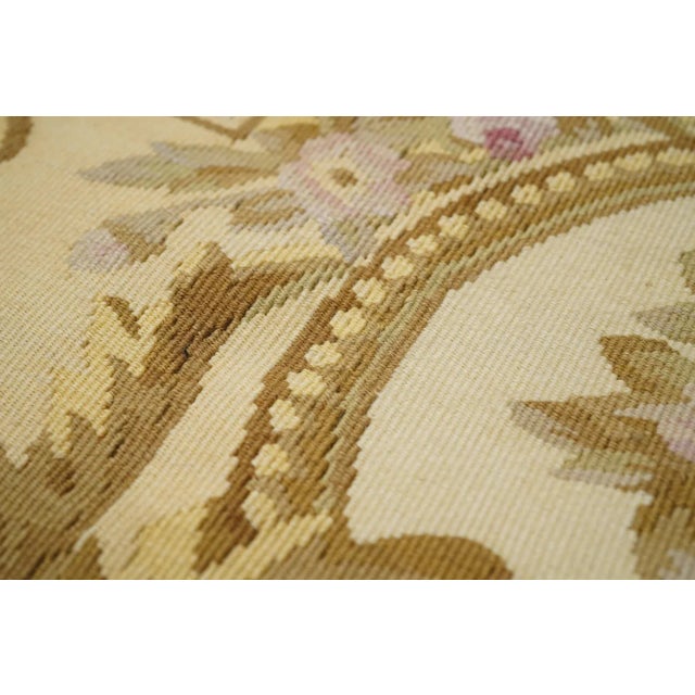 19th Century Aubusson Rug 6' X 9' For Sale - Image 5 of 7