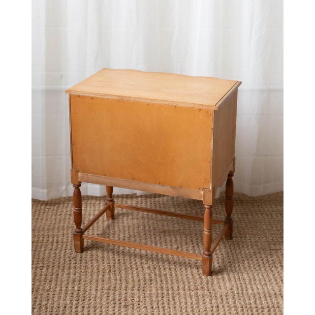 1970s Danish Modern Oak Side Chest Attributed to Henning Kjaernulf For Sale - Image 12 of 14
