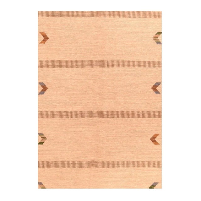 Traditional Vintage Swedish Rug 5'7'' x 7'11' For Sale - Image 3 of 3