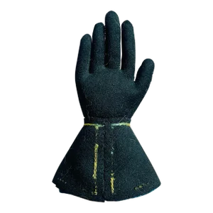 Rare Antique Victorian Handmade “Glove” Black Pen Wipe, C. 1893