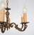 2000 - 2009 Small Six-Arm Brass Chandelier For Sale - Image 5 of 6