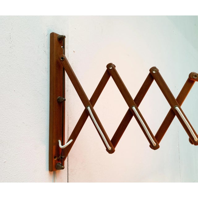 Mid-Century Modern Mid-Century Danish Teak Scissor Wall Lamp from Le Klint For Sale - Image 3 of 18