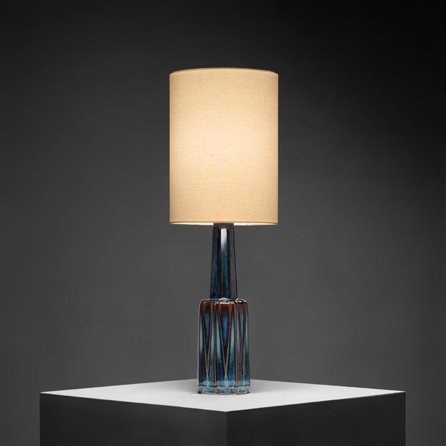 Large Model 1033 Ceramic Table Lamp from Søholm Stentøj, Denmark, 1960s For Sale - Image 10 of 10
