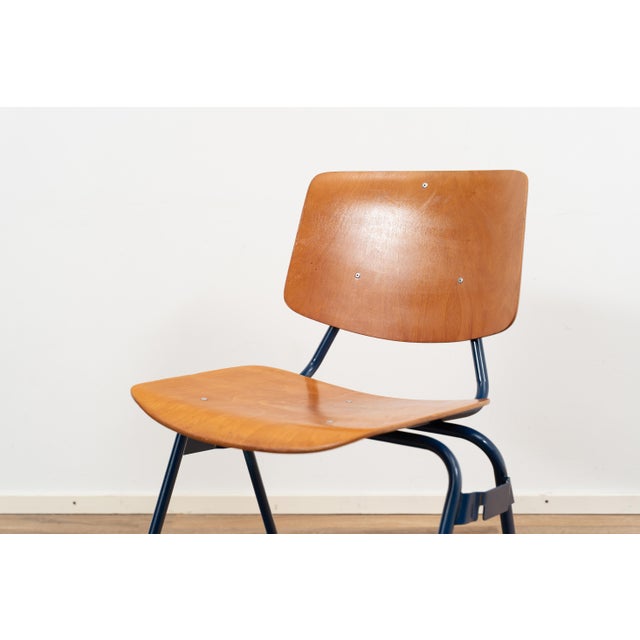 Mid-Century Modern Industrial Chairs by Kho Liang Ie for Car Katwijk, 1950s For Sale - Image 3 of 7