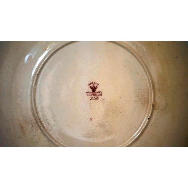 1950s Mason's Vista Round Gallery Tray and Small Pitcher - 2 Pieces For Sale In Los Angeles - Image 6 of 10