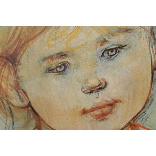 Printmaking Materials ‘Beatrice & Baby’ Lithograph Art - Numbered & Signed For Sale - Image 7 of 18