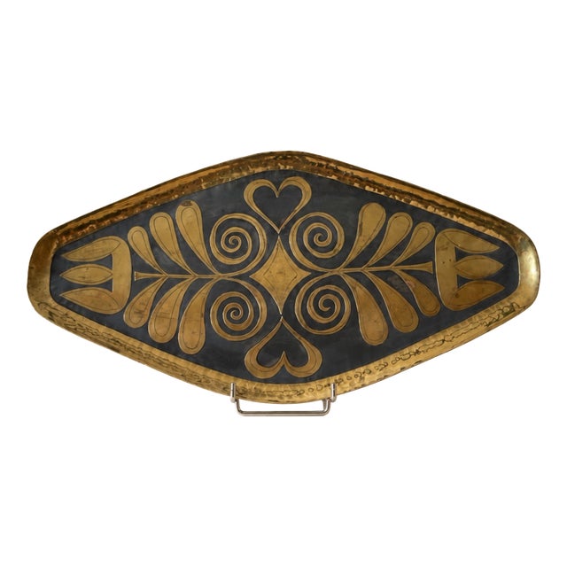 Decorative Tray by Willy Steinlin, Switzerland, 1960 For Sale