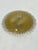 Pair of large gold-plated Murano glass ceiling lamps, 1980s. Each has three E27 bulb holders. The glass is intact; in good...