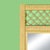 Coastal Vintage Henry Link Wicker Rattan Mirror For Sale - Image 3 of 3