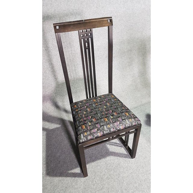 Galaxy Dining Table and Chairs by Umberto Asnago for Giorgetti, 1980s, Set of 5 For Sale - Image 5 of 8