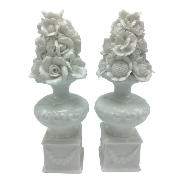 Vintage Ceramic Perfume Bottles, a Pair For Sale