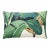 Scalamandre 14" x 22" Hinson Palm Lumbar Pillow in Green For Sale