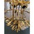 Contemporary Venetian Smoked-Fumè and Green Palmette Murano Glass Chandelier by Simoeng for Simoeng For Sale - Image 3 of 8